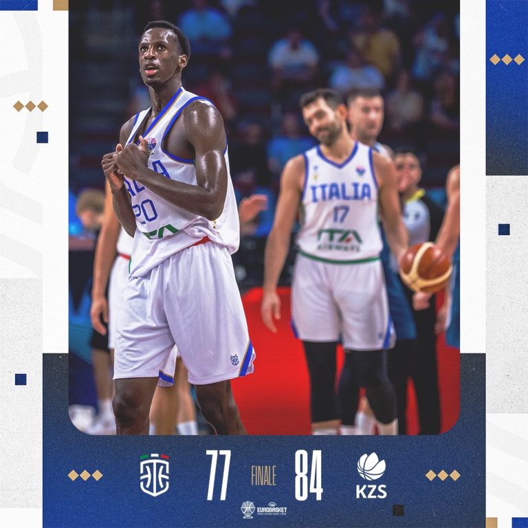 Italbasket perde con la Slovenia