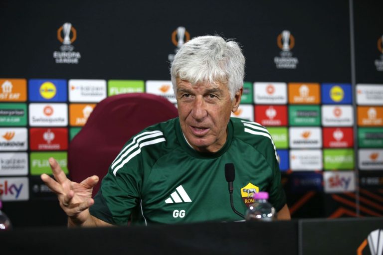 Gian Piero Gasperini in conferenza stampa