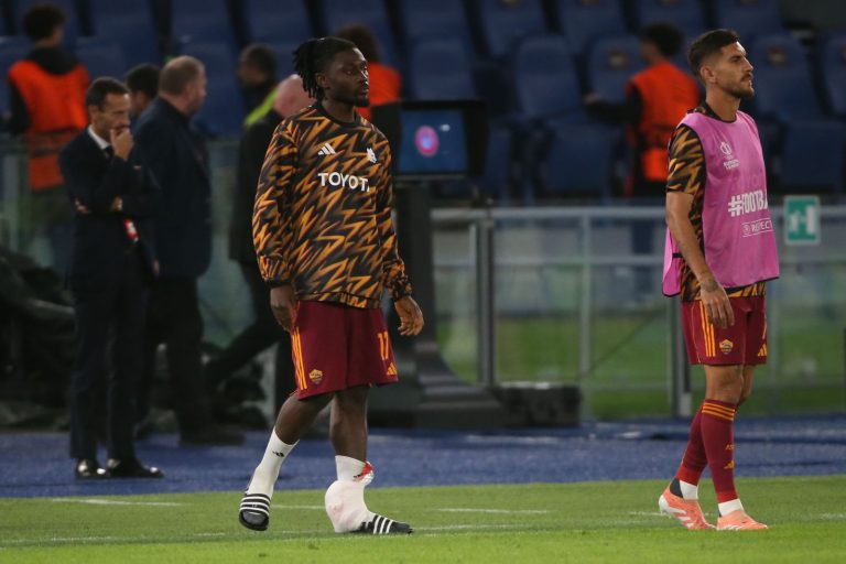 Kone e Pellegrini si allenano a bordocampo