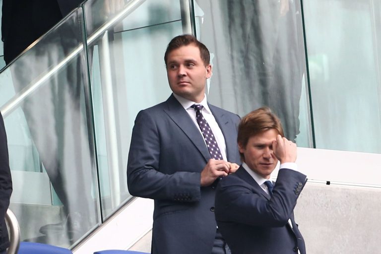 Ryan Friedkin in tribuna